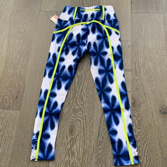 Free People High-Rise 7/8 Printed You're A Peach leggings - Picture 4 of 16